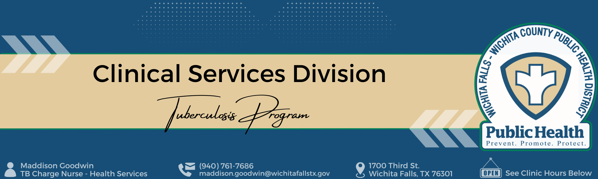 Tuberculosis Program Banner