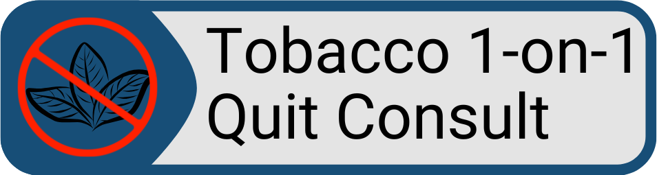 BUtton Tobaco 1 on 1 Quit Consult
