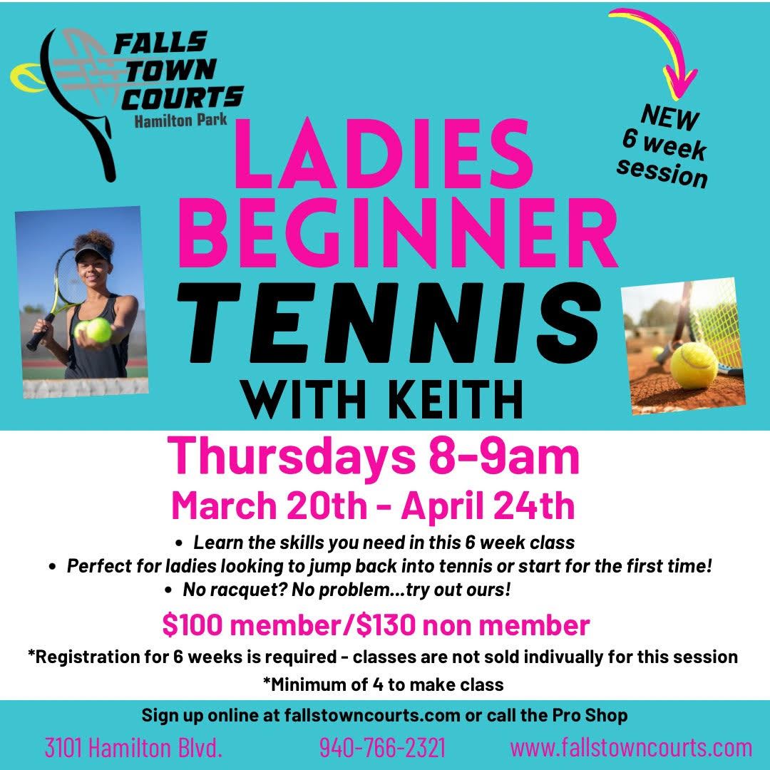 Ladies Beginner Tennis 2025