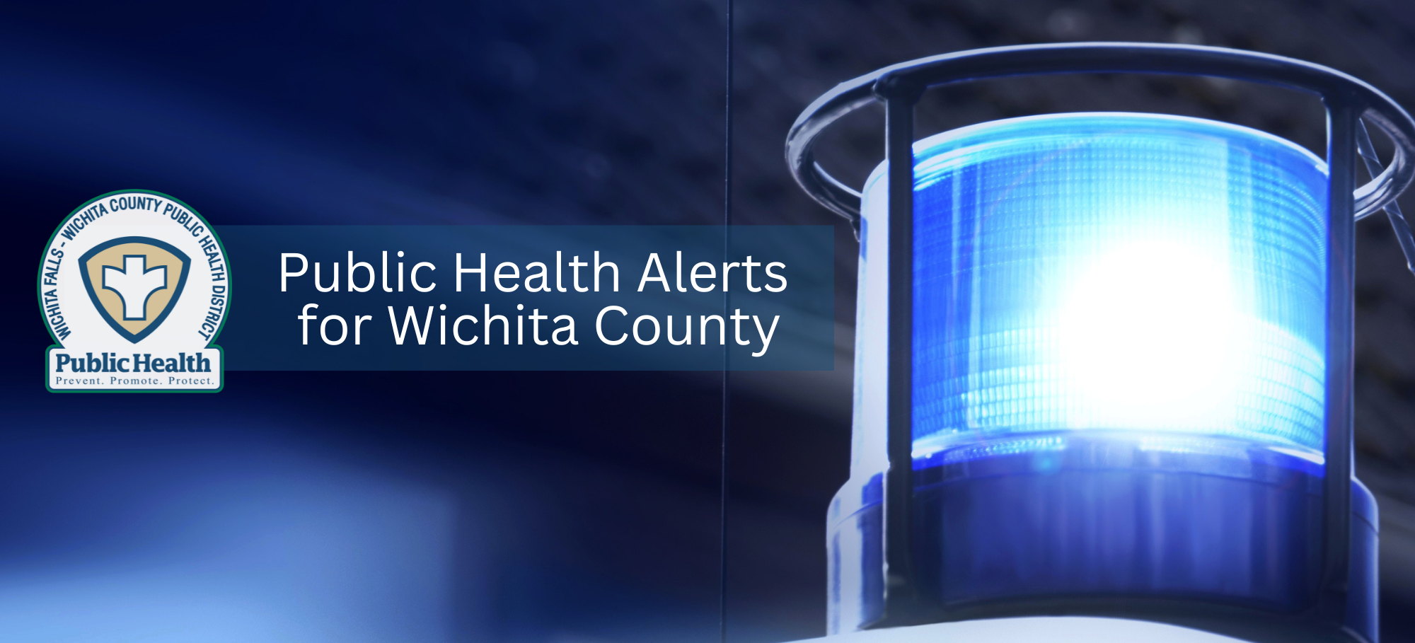Public Health Alerts for Wichita County Banner