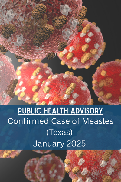 WFWCPHD Health Advisory Confirmed Case of Measles 4 Feb 2025 Button