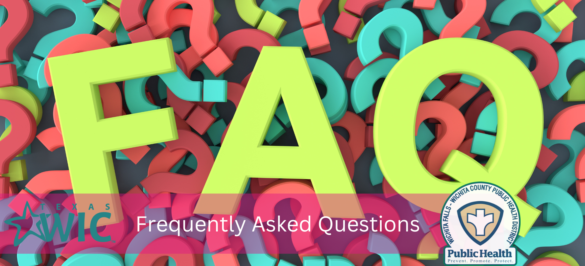 WIC FAQs Banner