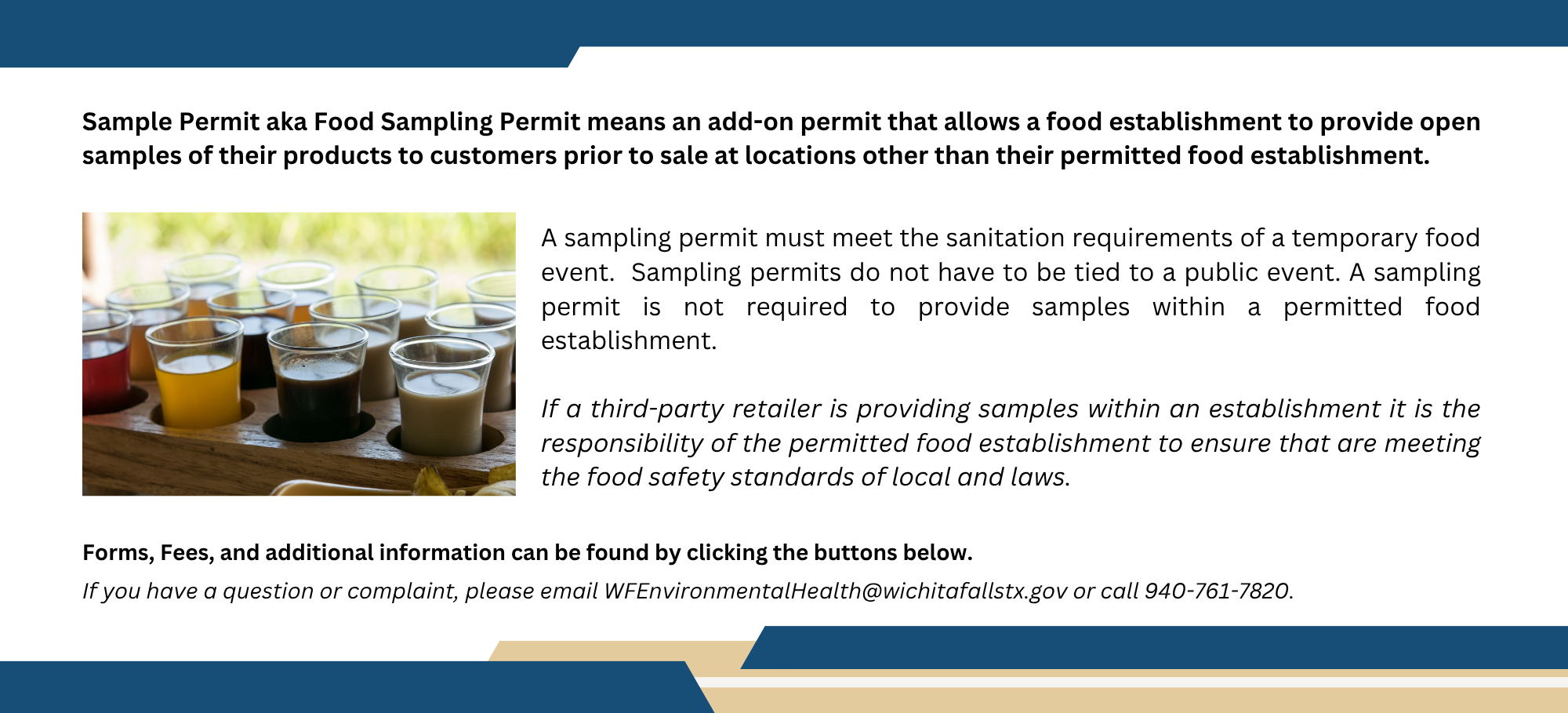 Food Sampling Permit 2