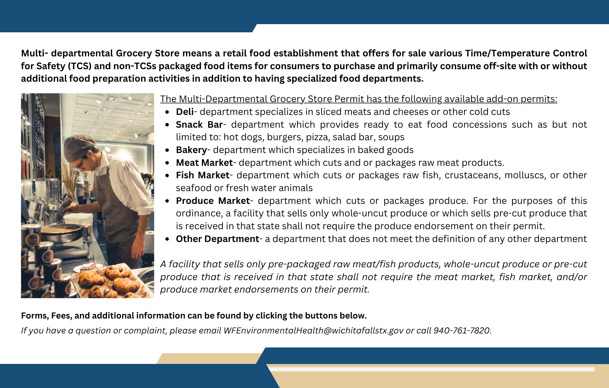 Multi-Departmental Grocery Store Permit 2